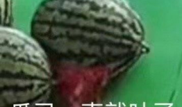 吃瓜吐的视频,短视频中的趣味与真相